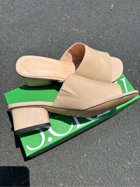 J. Crew patent leather slide heels